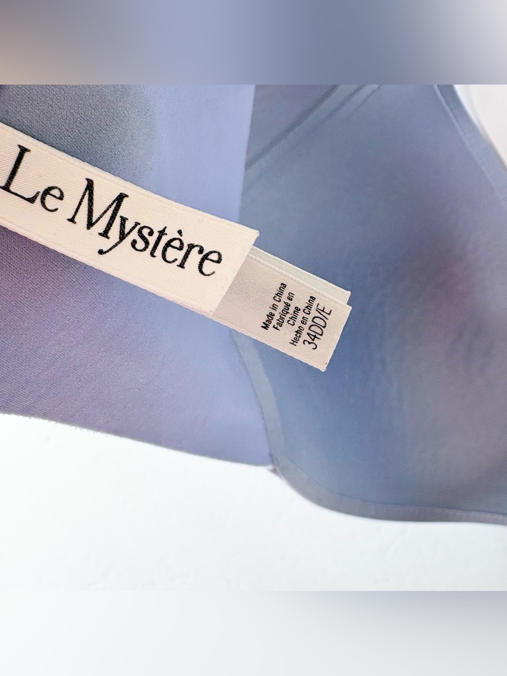 Le Mystere Light Blue Smooth Shape 360 Wireless Bra - Picture 5 of 6